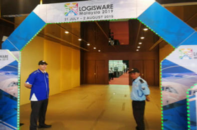 mima gabelstapler nahm an logisware malaysia 2019 teil